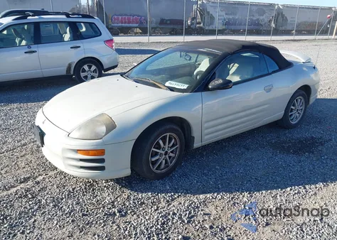 2001 Mitsubishi Eclipse Spyder Gs z USA, uszkodzony, nr VIN 4A3AE35GX1E006242